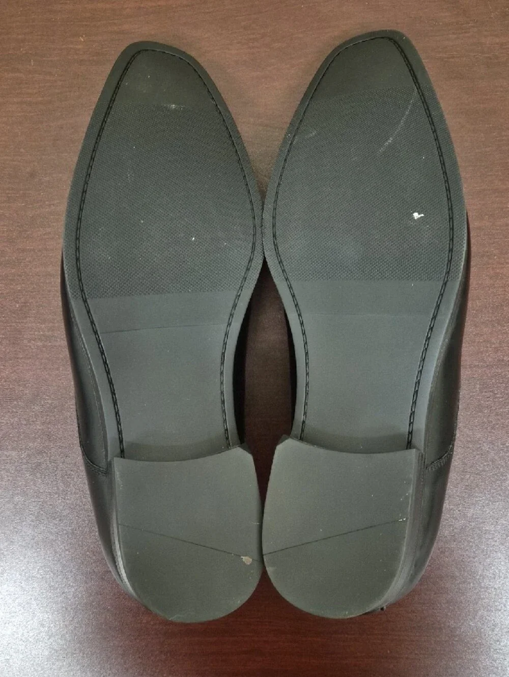 Perry Ellis Men’s Black Leather Dress Shoes Size 10